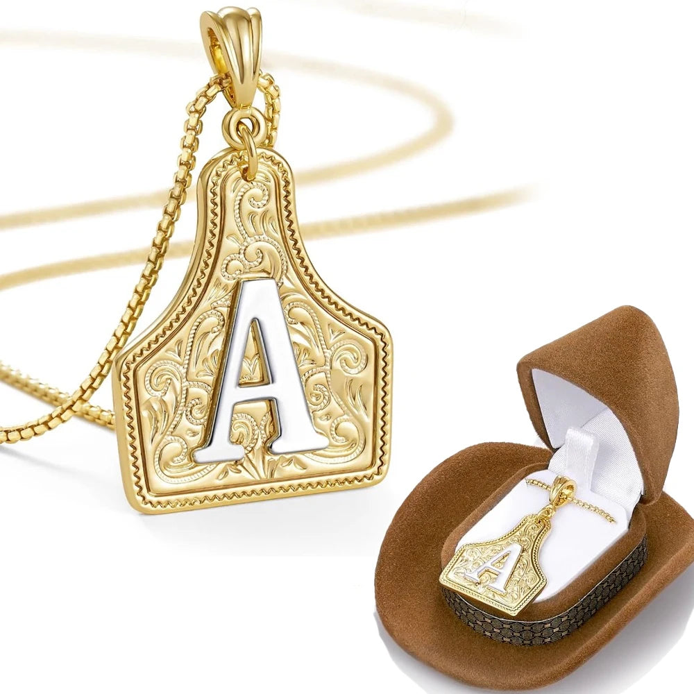 Western Initial Necklace