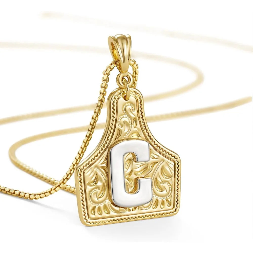 Western Initial Necklace