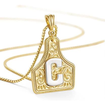 Western Initial Necklace