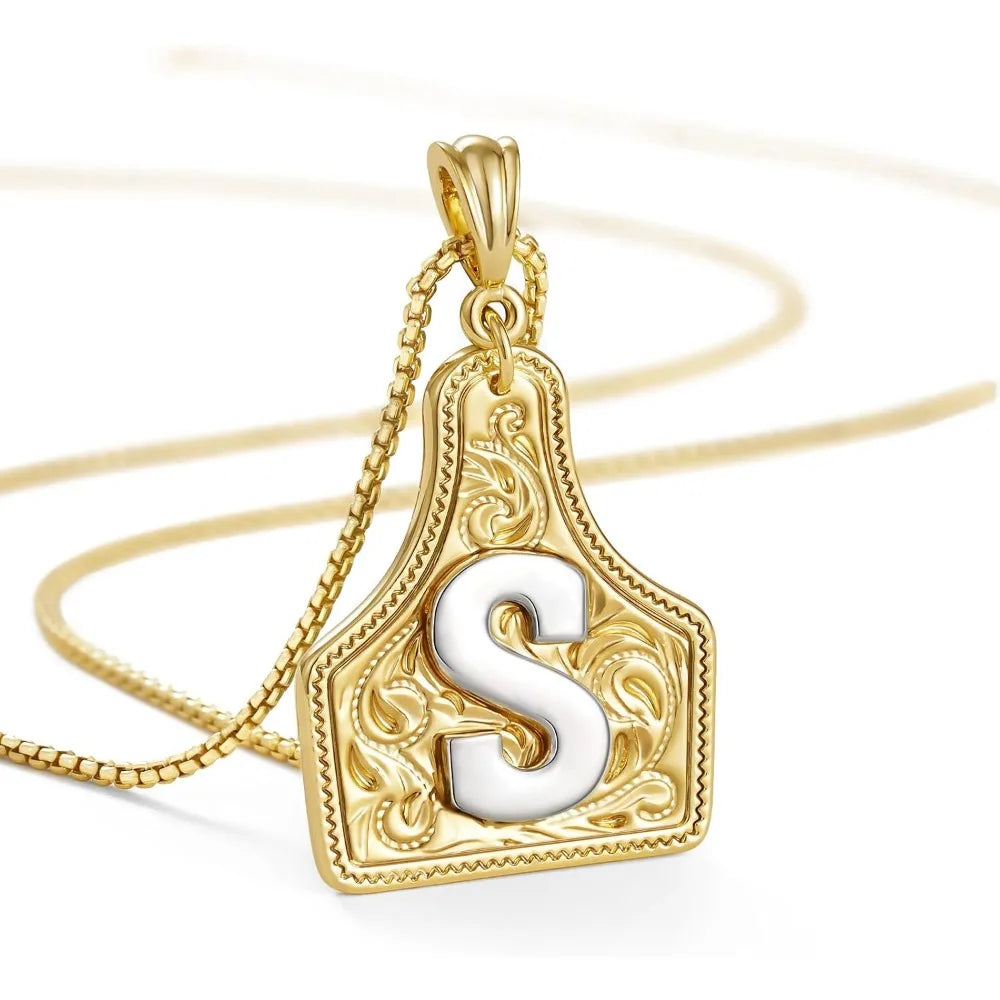 Western Initial Necklace