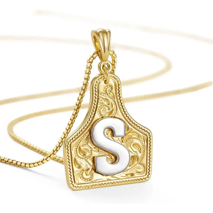 Western Initial Necklace
