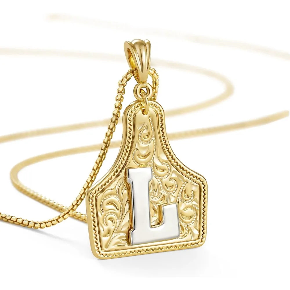 Western Initial Necklace