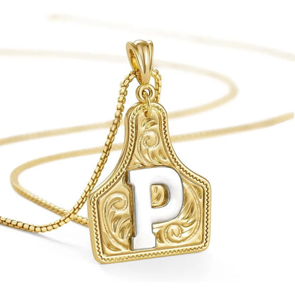 Western Initial Necklace