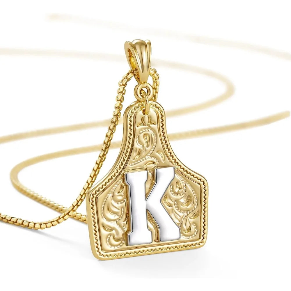 Western Initial Necklace