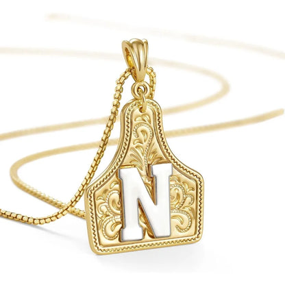 Western Initial Necklace