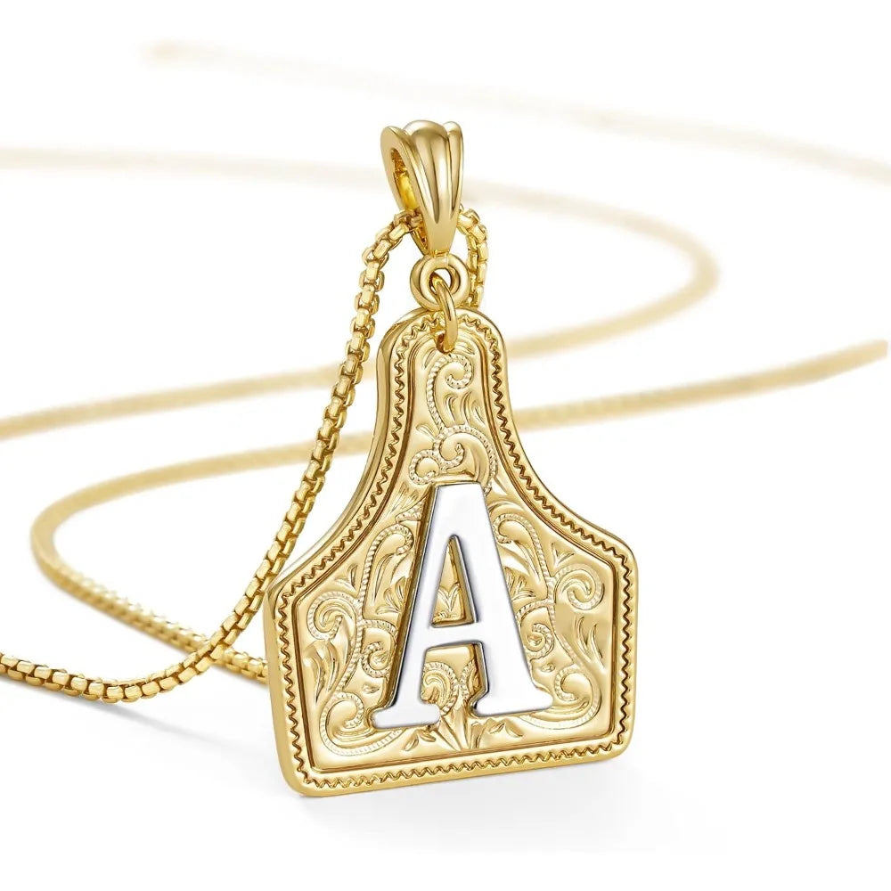 Western Initial Necklace