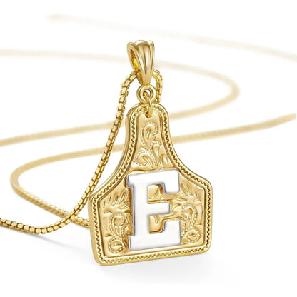 Western Initial Necklace