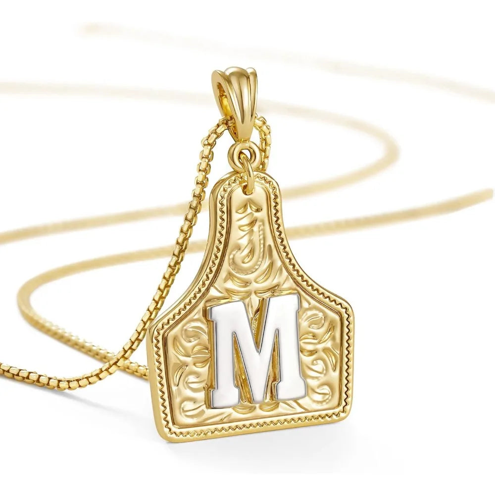 Western Initial Necklace