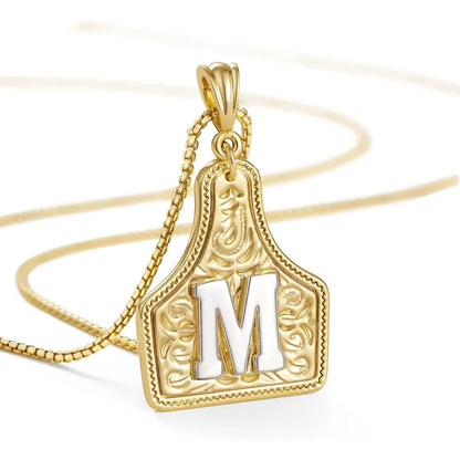 Western Initial Necklace