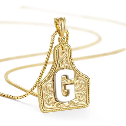 Western Initial Necklace