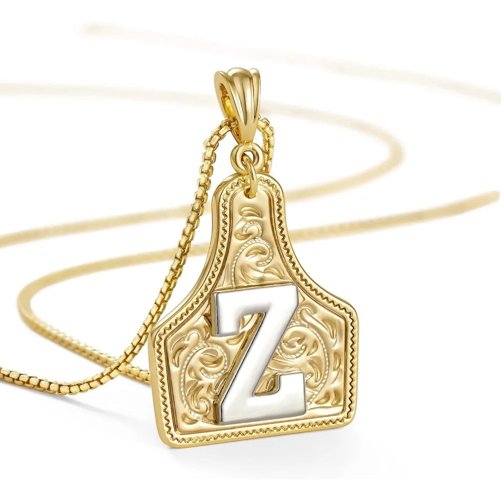 Western Initial Necklace