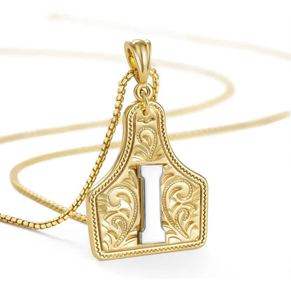 Western Initial Necklace