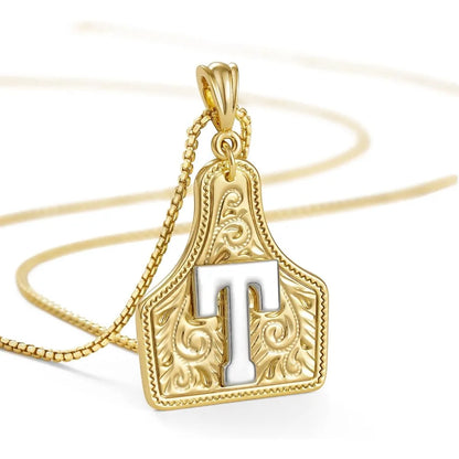 Western Initial Necklace