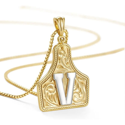 Western Initial Necklace