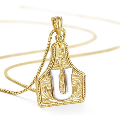 Western Initial Necklace