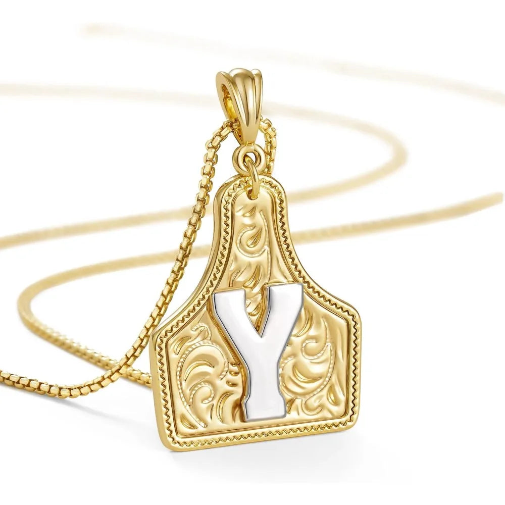 Western Initial Necklace