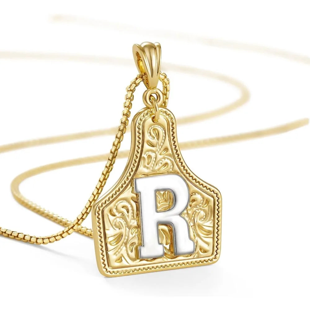 Western Initial Necklace