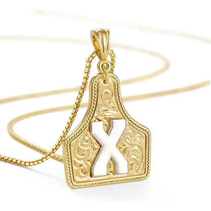 Western Initial Necklace